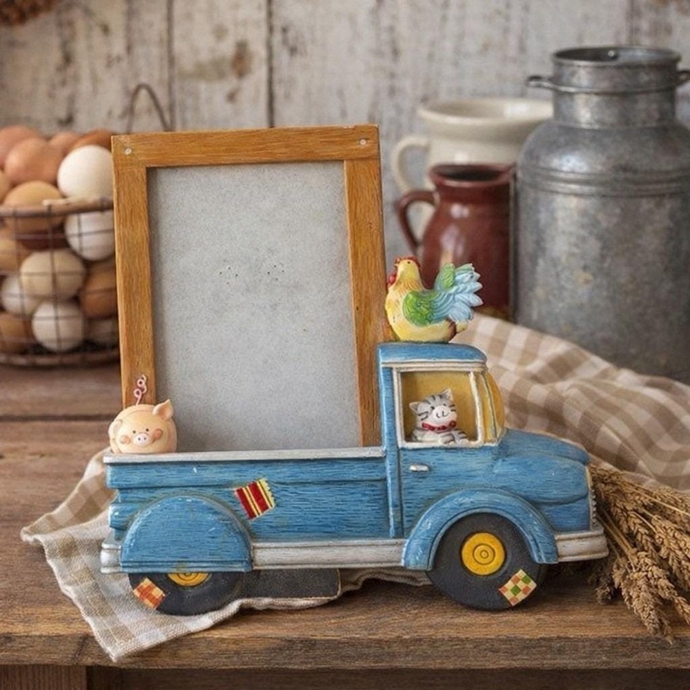 Susan Winget Pic Frame Farm Animals Burnes Boston Farmhouse Cottagecore Kitsch